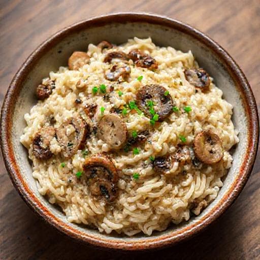 Hurtig Svampe Risotto