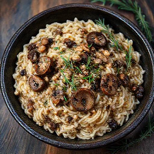Risotto med Skovsvampe og Timian