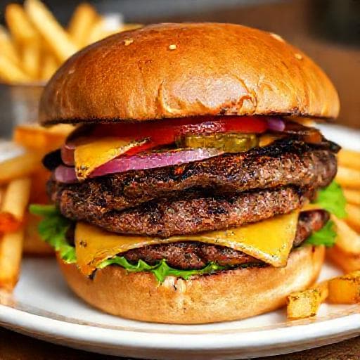 Klassisk Oksekødsbøf Burger
