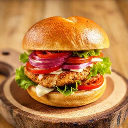 Klassisk Kyllingeburger