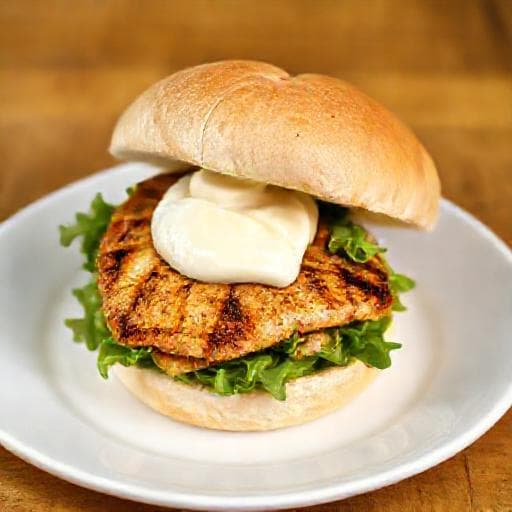 Hurtig Kyllingeburger med Aioli