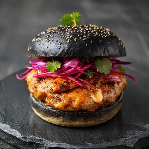 Kyllingeburger med Asiatisk Twist