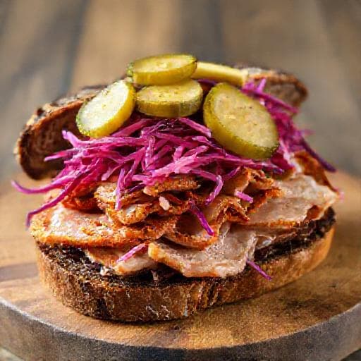 Hurtig Flæskestegssandwich