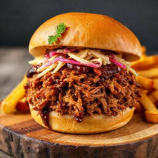 Klassisk Pulled Pork Burger