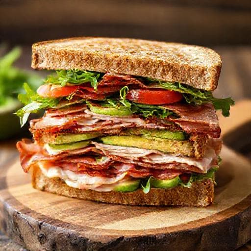 Club Sandwich med Kalkun og Avocado