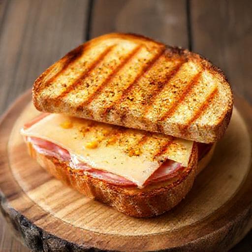 Toast med Skinke, Ost og Sennep
