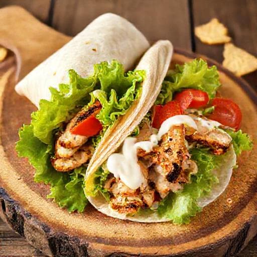 Klassiske Kyllingewraps