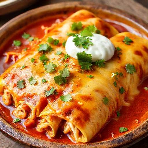 Klassiske Kyllinge Enchiladas