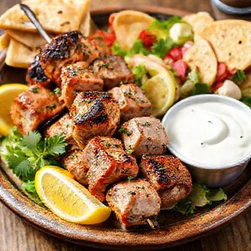 Klassisk Græsk Souvlaki