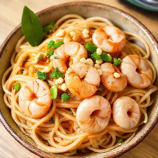 Hurtig Pad Thai med Rejer