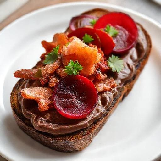 Klassisk Smørrebrød med Leverpostej