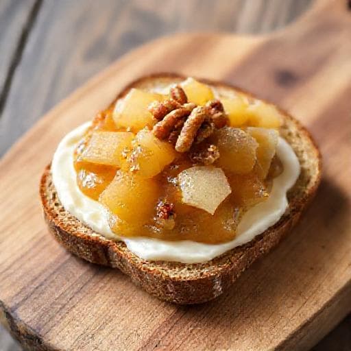Kreativ Smørrebrød med Leverpostej og Æblekompot
