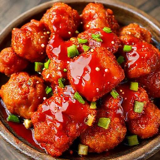 Klassisk Koreansk Friturestegt Kylling (Yangnyeom Chicken)