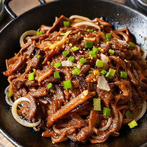 Hurtig Bulgogi (Pandestegt)