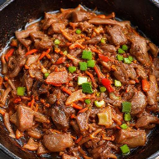 Bulgogi med Kimchi (Fusion)