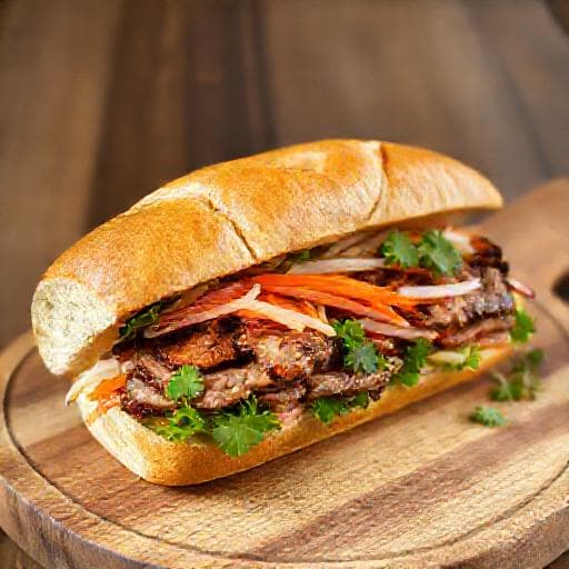Klassisk Banh Mi med Svinekød