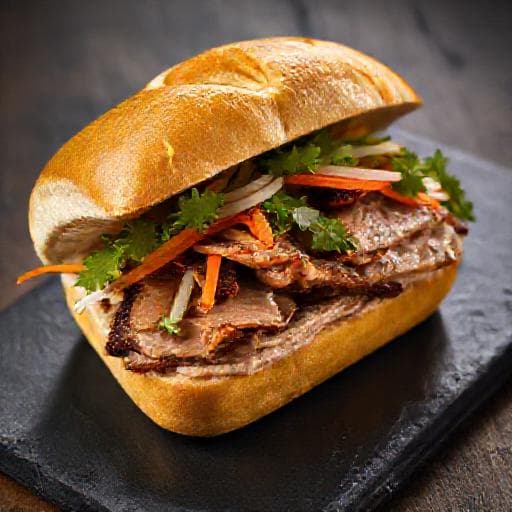 Banh Mi med Svinekød og Paté