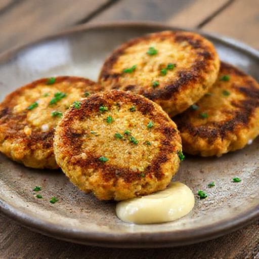 Klassiske Kikærtefrikadeller
