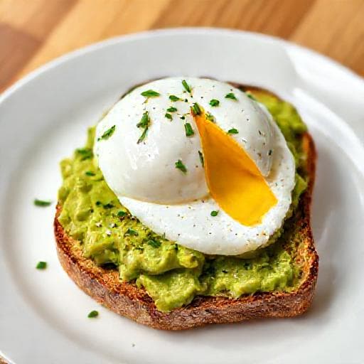 Avocadomad med Pocheret Æg