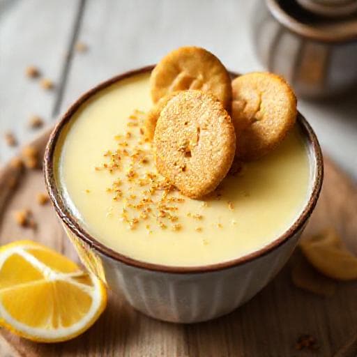 Koldskål med Citron og Kardemomme