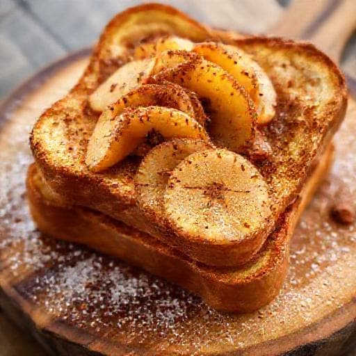 Fransk Toast med Kanel og Æble