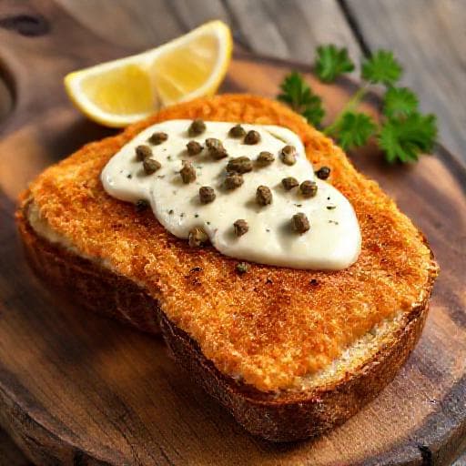 Fiskefilet med Tartarsauce og Kapers