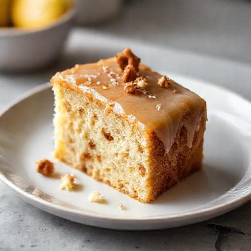 Drømmekage med Citron og Valnødder