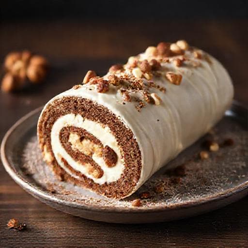 Træstammer med Nougatfyld og Hvid Chokolade
