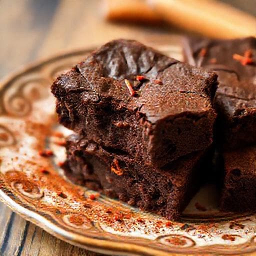 Mexicanske Chokolade-Chili Brownies