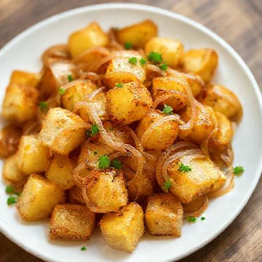 Klassiske Råstegte Kartofler