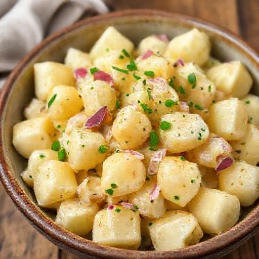 Klassisk Varm Kartoffelsalat