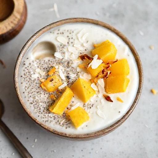 Hurtig Chiapudding med Kokosmælk
