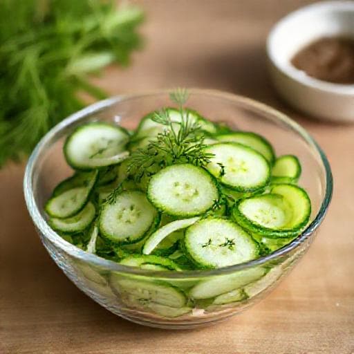 Hurtig Agurkesalat