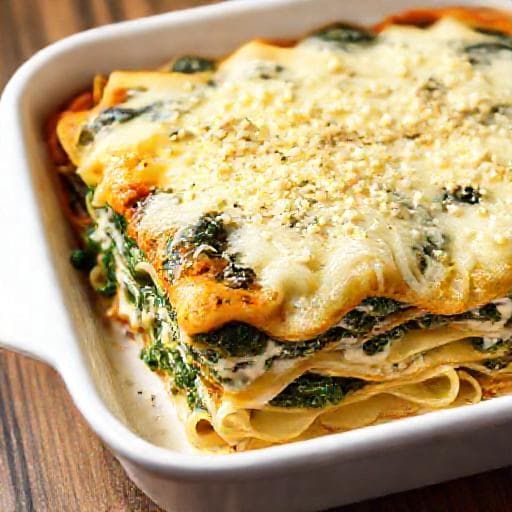 Rychlé špenátové lasagne