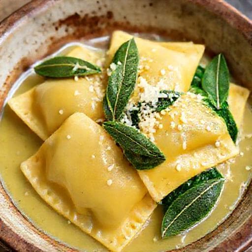 Klasické Ravioli s ricottou a špenátem