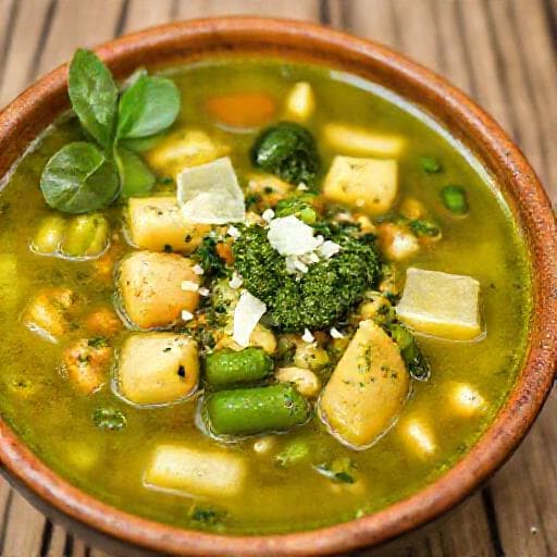 Minestrone alla Genovese (s pestem)