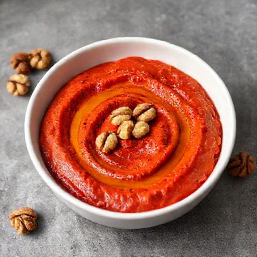 Rychlá Muhammara z konzervovaných paprik