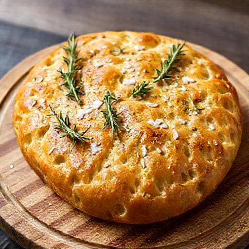 Klasická Focaccia s rozmarýnem