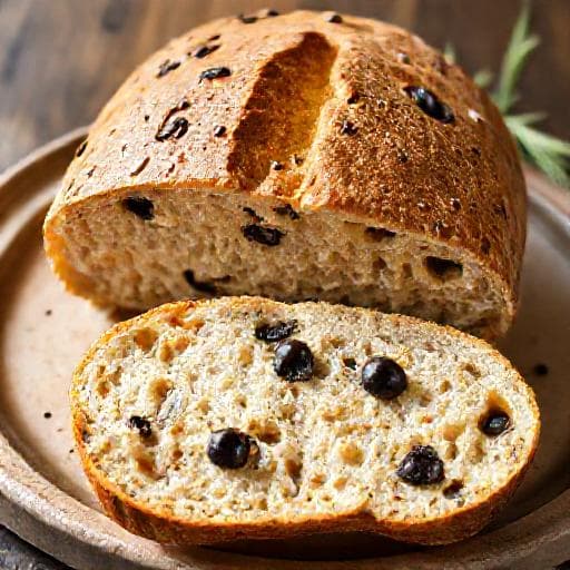 Ciabatta s olivami a rozmarýnem