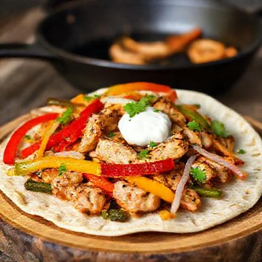 Klasické kuřecí fajitas