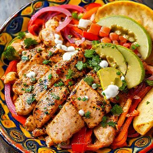 Kuřecí fajitas s limetkovo-koriandrovou marinádou