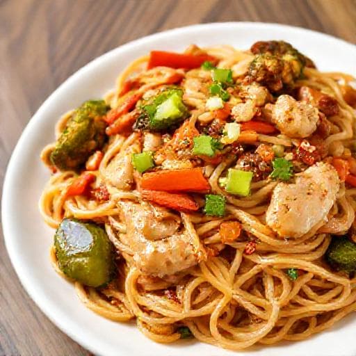 Klasické kuřecí Chow Mein