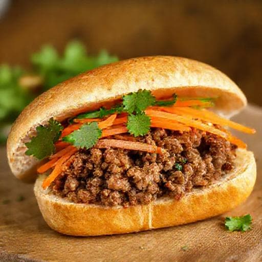 Rychlé Bánh mì s vepřovým masem