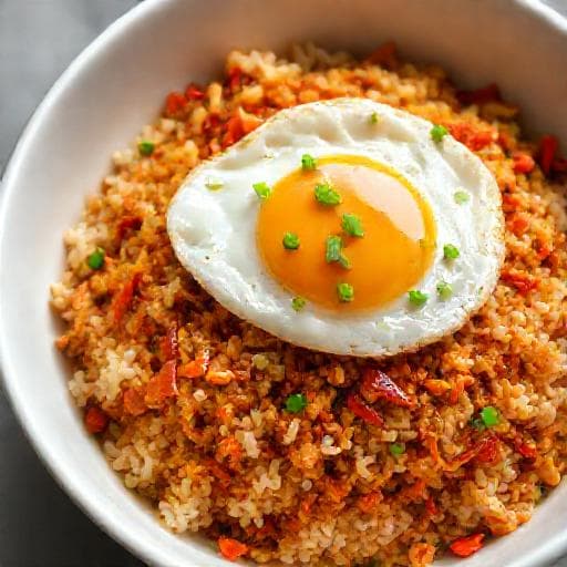 Rychlá smažená rýže s kimchi