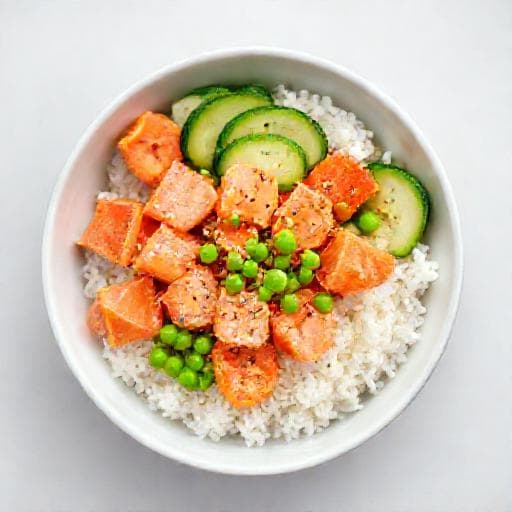 Rychlá Poké Bowl s Lososem