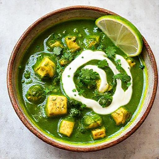 Palak Paneer s Koriandrovým Twistem