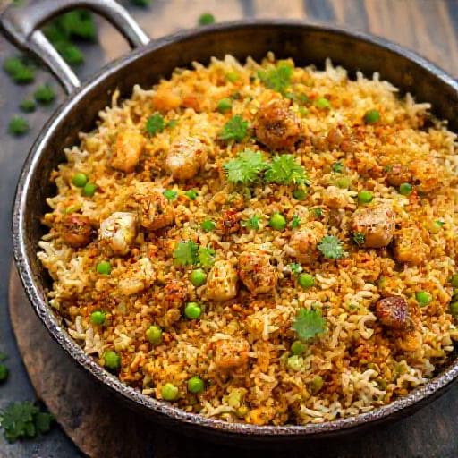 Rychlé kuřecí biryani na pánvi