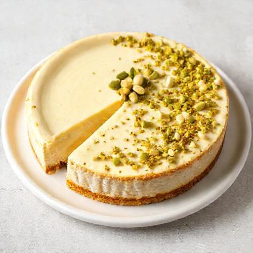 Tradiční pistáciový cheesecake