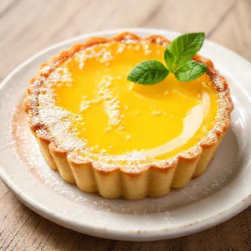 Tradiční citronový tart