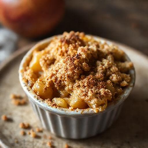 Rychlý jablečný crumble